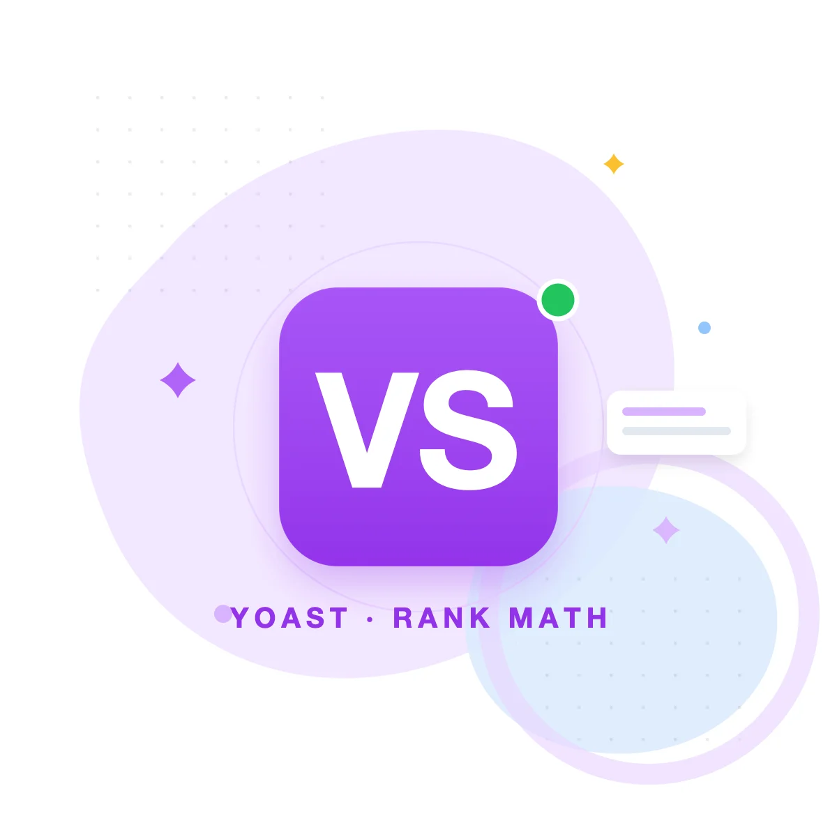 Illustration – Yoast SEO vs Rank Math