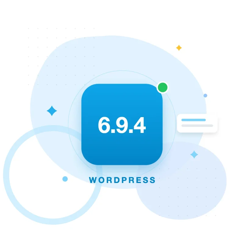 Illustration – WordPress 6.9.4 säkerhetsuppdatering